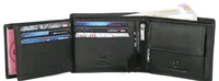 Trendy WildHorn Green RFID Protected 100% Genuine Leather Wallet for Men? - Black