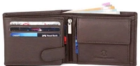 Trendy WildHorn Green RFID Protected 100% Genuine Leather Wallet for Men? - Mai Tai