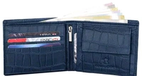 Wildhorn WildHorn® RFID Protected 100% Genuine Leather Wallet for Men  - Blue