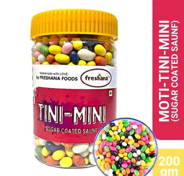 Freshana Combo of Santara Candy & Tini-Mini (200G+200G) Orange Narangi Toffee and Tinimini Flavoured Sugar Coated Saunf Mouth Freshener (Mukhwas)