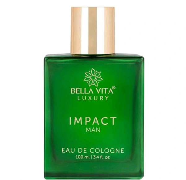 Bella Vita Organic Impact EDC Perfume For Men with Long Lasting Fragrance - 100 ml - Impact  EDC