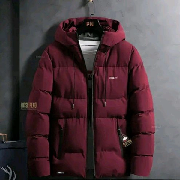 BOMBER JACKET - Maroon, M