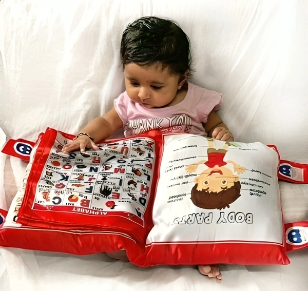 Educational ABCs Pillow Cushion Book for Toddlers