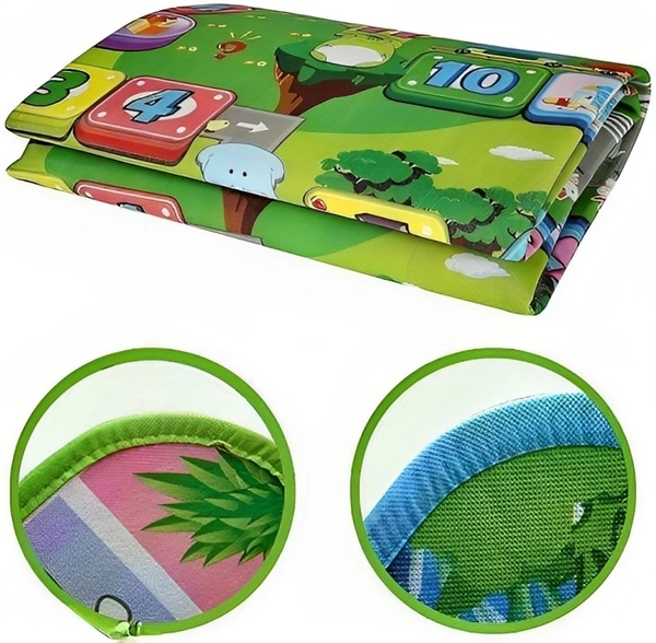 Multi-Colored Reversible Baby Play Mat