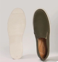 Slip On Casual Shoes  - Olive green, 7