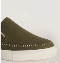 Slip On Casual Shoes  - Olive green, 7
