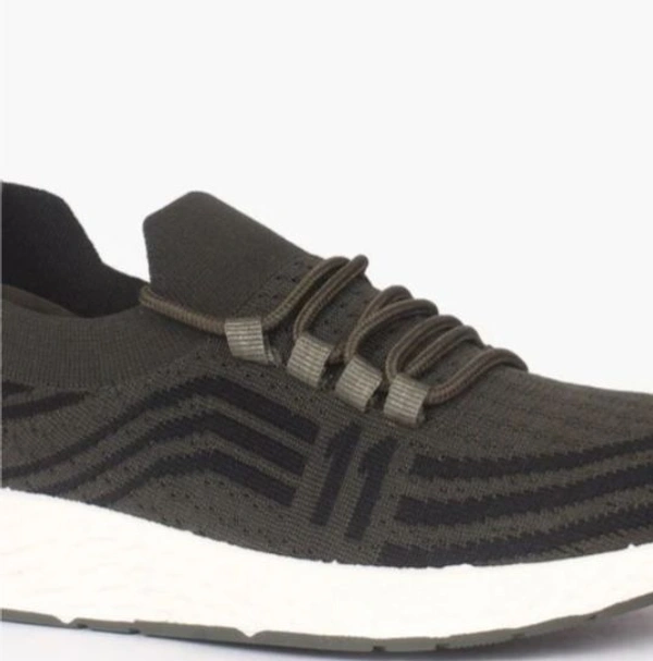 Men Low Top Lace- Up Shoes  - Black, 7