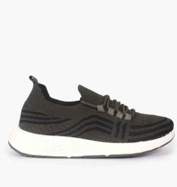 Men Low Top Lace- Up Shoes  - Black, 7