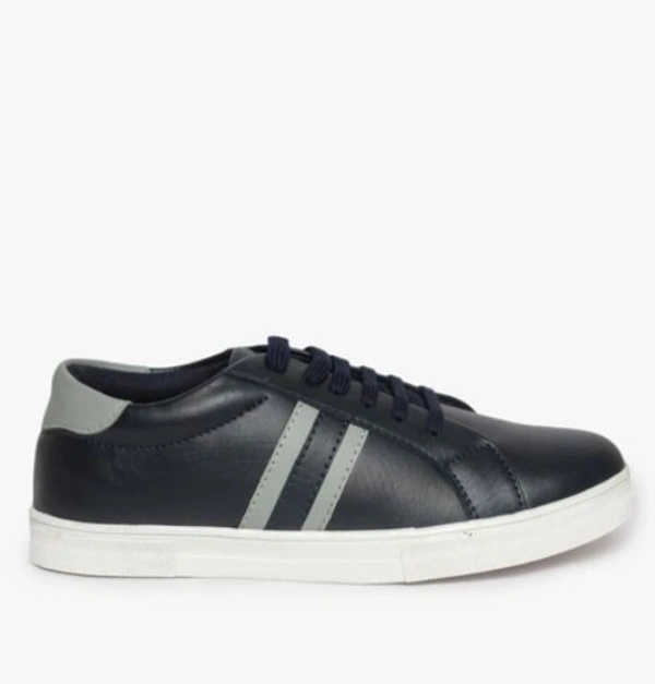 Laced Up Casual Shoes  - Navy Blue, 9