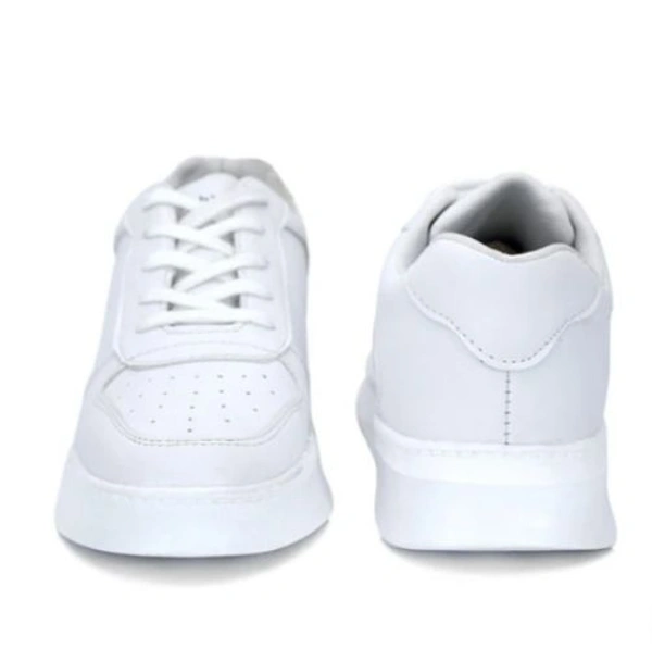 Men Low Top Sneakers  - White, 7
