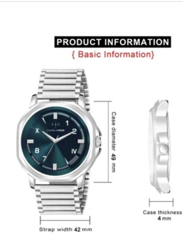 CHARLIEKEEN CC-GR005-BLU-CH Men Analogue Watch - Sherpa Blue, OS