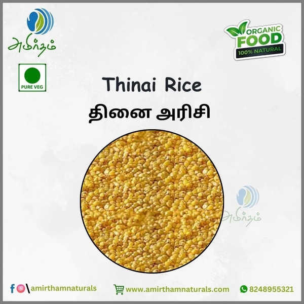 Thinai (Foxtail Millet) – Rich in Fiber & Ancient Superfood  Amirtham Naturals