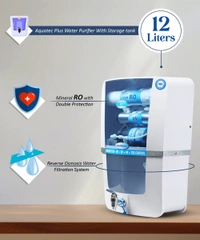 Advance Plus 12L RO+UV+UF+TDS Water Purifier for Home (White, Blue)