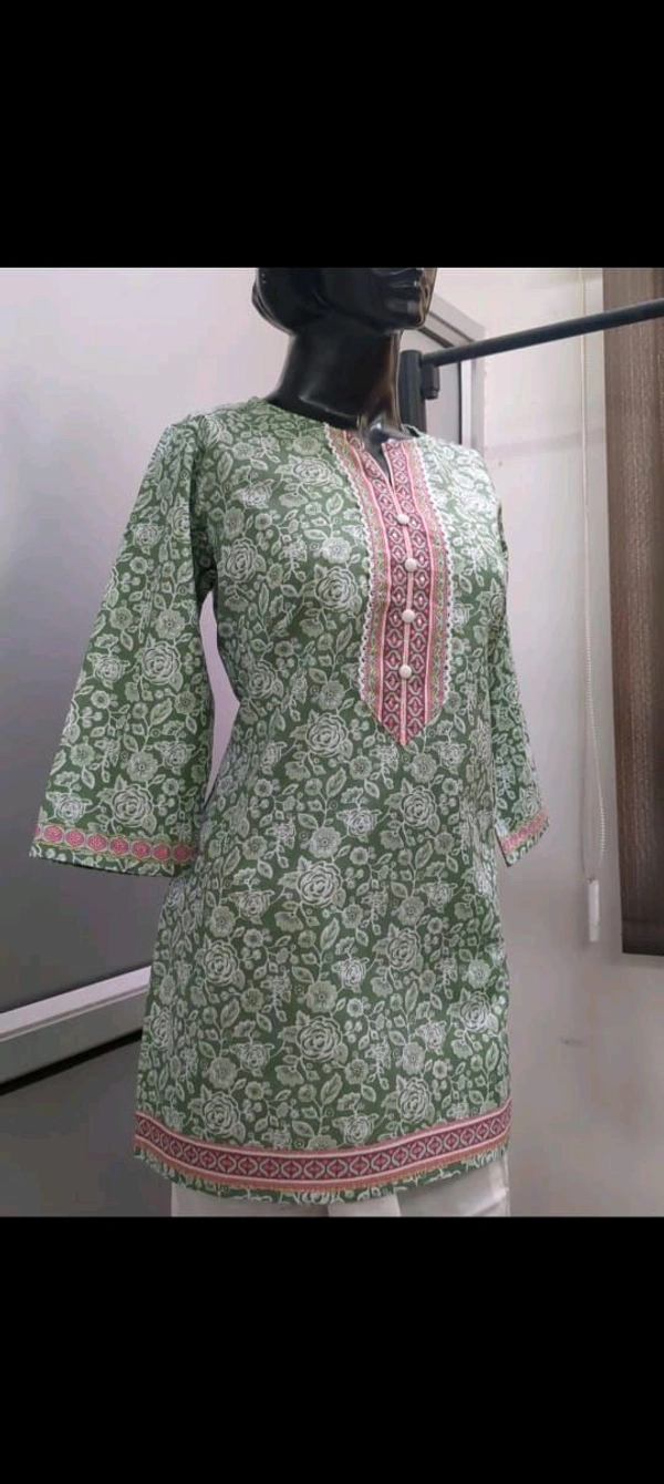 Green With Pink White Patti