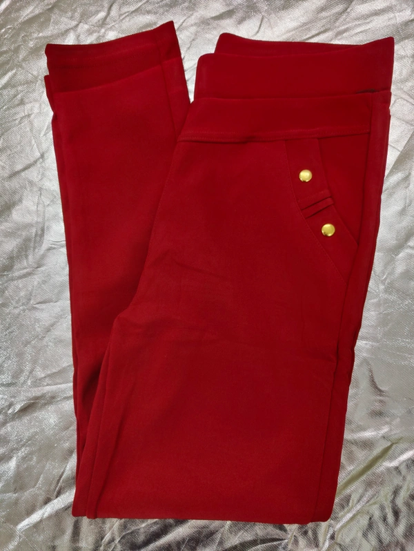 Stretch Jeggings Single Colors Size 28-50 Ankle Length