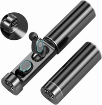 N21 TWS Earbuds with Magnetic Design and Shocking Audio Visual Automatic Pairing and Long Battery Life Color:  Black 