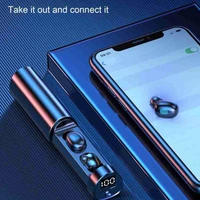 N21 TWS Earbuds with Magnetic Design and Shocking Audio Visual Automatic Pairing and Long Battery Life Color:  Black 