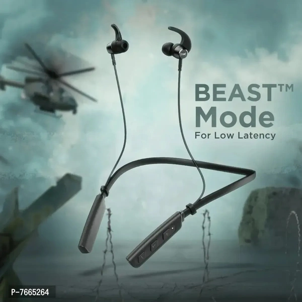  Bluetooth On Ear Headphones with Mic, Upto 15 Hours Playback, 40MM Drivers, Padded Ear Cushions