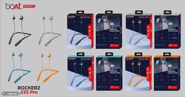 boAt Rockerz 235 Pro with upto 20 Hours Playback and ASAP Charge Bluetooth Headest (multicolor, In the Ear)