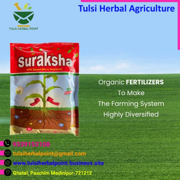 SURAKSHA (NPK based mix micronutrients Fartilizer) - Green, 1 Kg