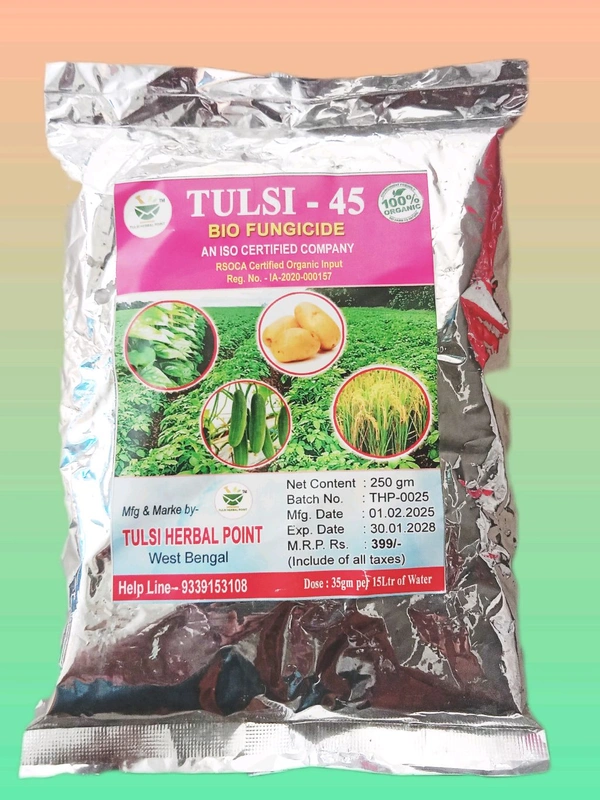 Tulsi-45 (Bio Fungicide) - White, 35grams