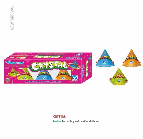 CRYSTAL SPIN AND FLY  - 1Box 3 Piece