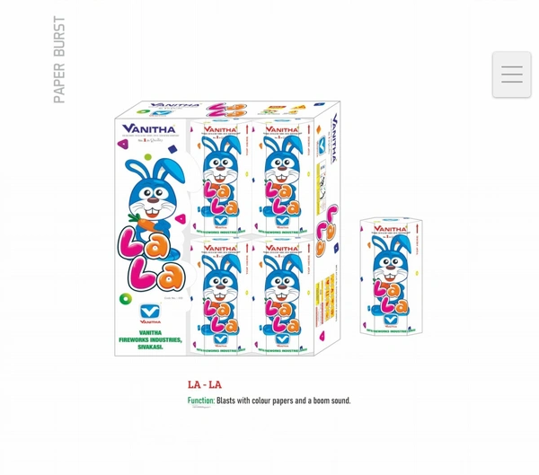 LA LA  - 1 Box 4 Pieces