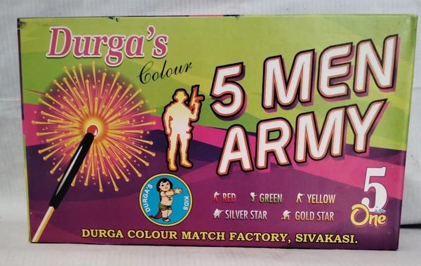 5 Man Army Match Box
