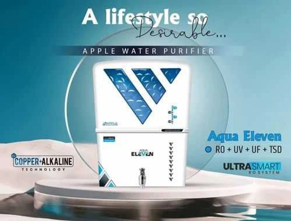Apple Aqua Elevn Wit The Best Features Which Contains Ro + Copper For Home And Office Used - Ocean Blue