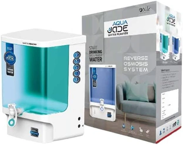 Aqua Jade Premium RO Water Purifier For Home with Active Copper + RO, RO Water Filter System for home 10 Ltrs, 8 Stage - Ocean Green