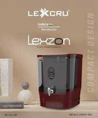 Lexzon RO Water purifiers With Alkaline + Ro + Tds Fully automatic LED indicator Capacity 15 Ltr - Aqua Grey