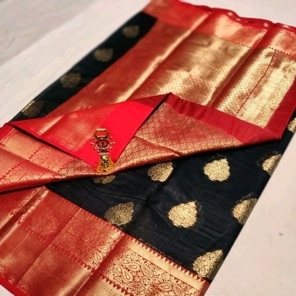 Aagyeyi Superior Sarees Kanjivaram Style Banarasi Silk Sarees - Free Size 