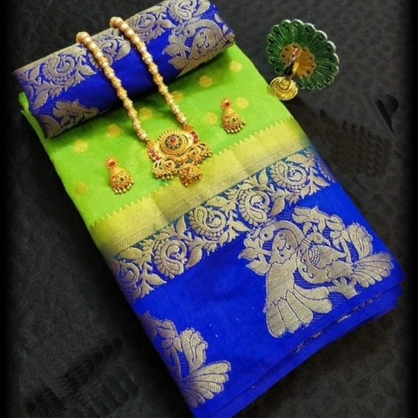 Kanjeevaram Silk Woven Work Saree