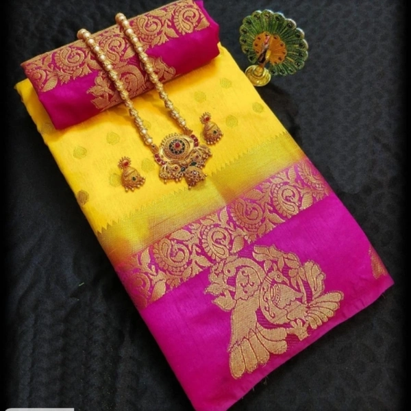 Kanjeevaram Silk Woven Work Saree