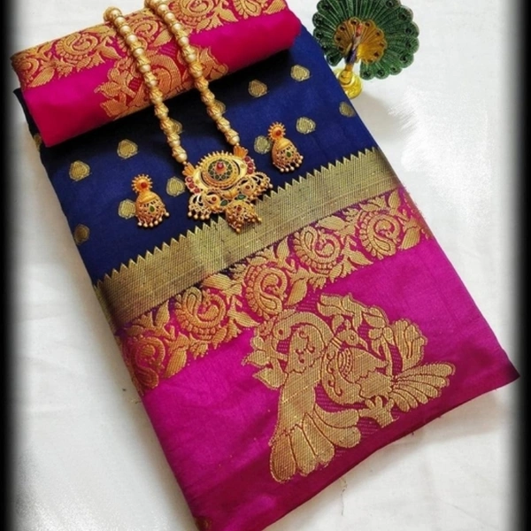 Kanjeevaram Silk Woven Work Saree