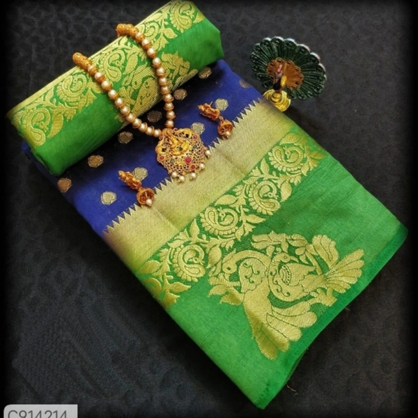 Kanjeevaram Silk Woven Work Saree