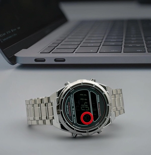 Fossil Hot selling🔥 New Model Men's Fossil Digital Watch in uniquely designed to provide artistic balance