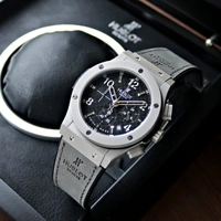 Hublot Big Bang 5 Hand all black matte finishing, iconic Strap collection representing the art of fusion & luxury to your wrist as a King
