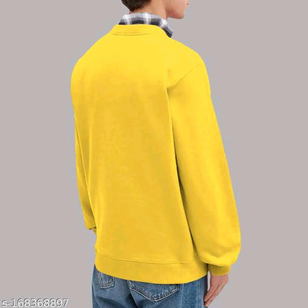 Versatile Men's T-shirt Sweatshirt | Premium Comfort & Style | Trendy Design" - Gold, S