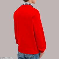 Versatile Men's T-shirt Sweatshirt | Premium Comfort & Style | Trendy Design" - Red, XL