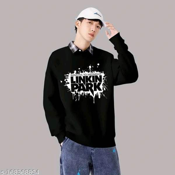 Versatile Men's T-shirt Sweatshirt | Premium Comfort & Style | Trendy Design" - Black, XL