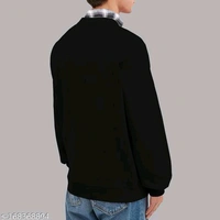 Versatile Men's T-shirt Sweatshirt | Premium Comfort & Style | Trendy Design" - Black, XL