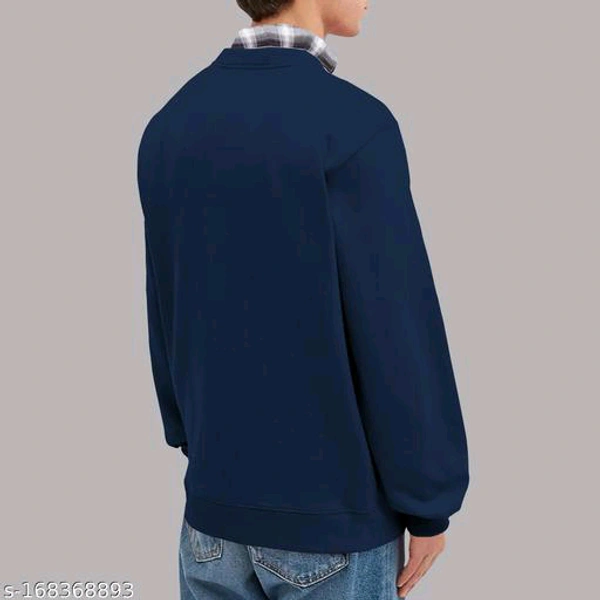 Versatile Men's T-shirt Sweatshirt | Premium Comfort & Style | Trendy Design" - Navy Blue, S