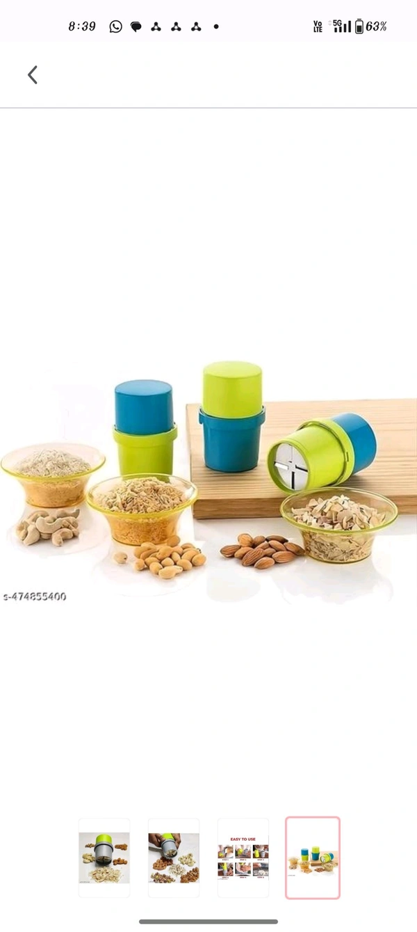 Dry Fruit Cutter, Slicer, Grinder, Chocolate Cutter and Butter Slic... - plastic, Free Size