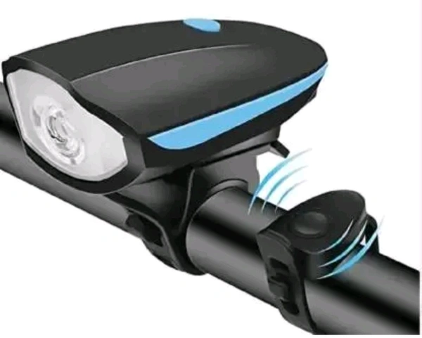 BLACKBELL 2-in-1 USB

Rechargeable Bicycle/Bike Headlight  - Black, Free Size