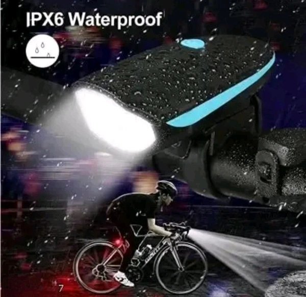 BLACKBELL 2-in-1 USB

Rechargeable Bicycle/Bike Headlight  - Black, Free Size