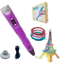 INK SPOT Kids 3D Pen in Learning Toy with ABS Filame... - Pink Flamingo