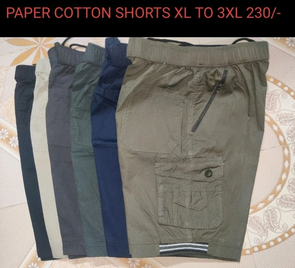 WASHING PAPER COTTON SHORTS - 2xl