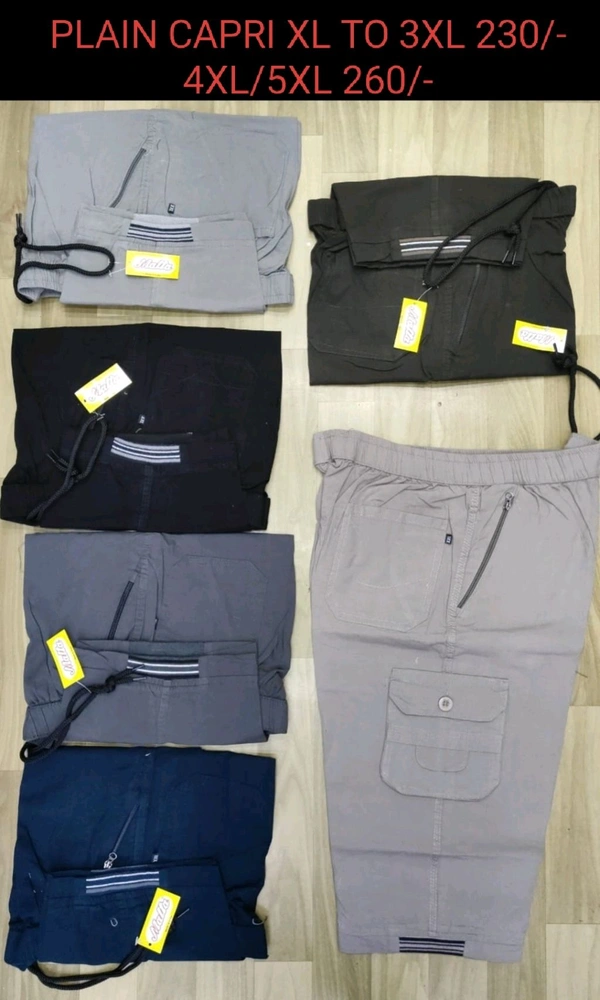 PREMIUM TWILL PLAIN CAPRI  - 3xl
