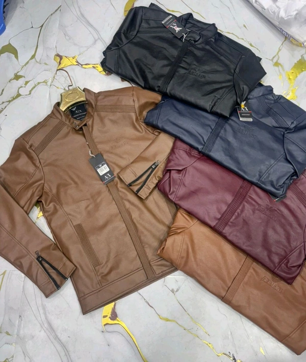 LEATHER JACKET - XL N Xxl